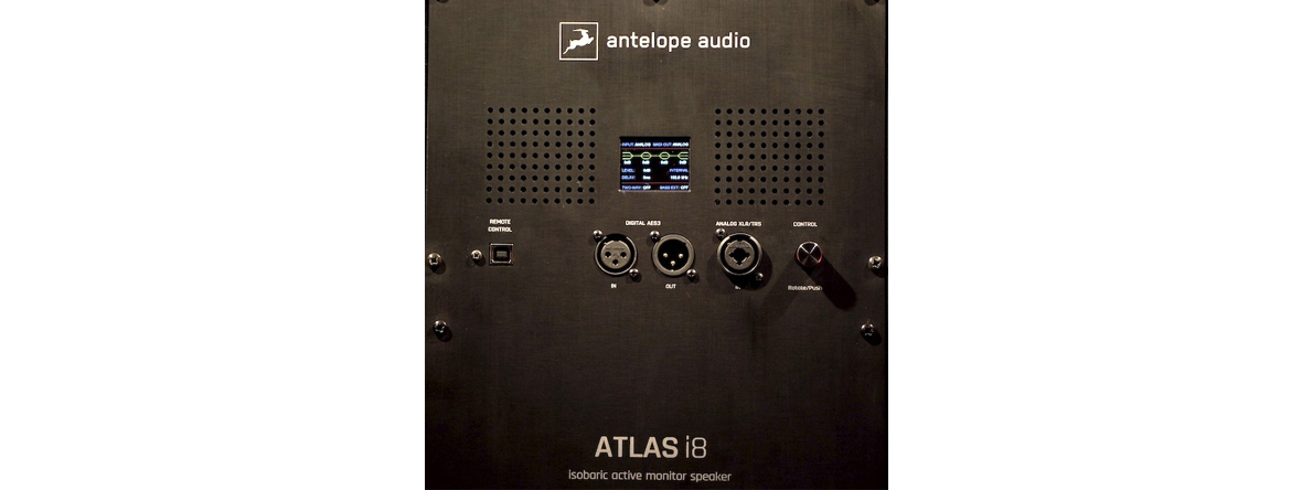 Antelope Audio выпустит студийные мониторы Atlas i8, кабинеты имеют изобарическую конструкцию